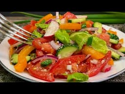 Der perfekte Salat zum Abnehmen! Reinigt die Blutgefäße und verbrennt Fett! Unglaublich lecker! 🤗🌹🥗