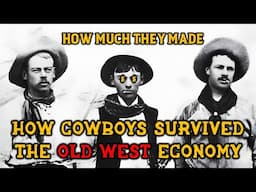How Cowboys REALLY Survived the Old West Economy | How Much They Made