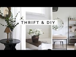 TRANSFORMING MY HOME USING *CRAZY & CHEAP* THRIFTED DECOR AT THE GOODWILL BINS!
