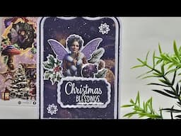 Cardmaking with the fairy christmas collection.