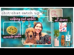 Day in Our Life | Pharaby’s Art Drama, Nail Stickers, Walking Pad Update, Avocado Pasta & More.