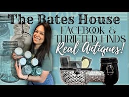 Antique Facebook find & thrifted Vintage Home Decor Haul Canning supplies home decor May 2025