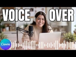 How To Add Voiceover To A Video In Canva Super Fast!