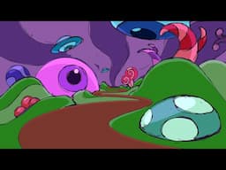 Animating A Psychedelic Background Loop Inspired by Willy Wonka