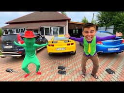 Comedy Video - Family Builds CarElevator - Urus Goes UP!