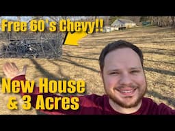 I Bought A House With 3 Acres And A Free Classic Car!!  Welcome To Mid-Year Mitch Ranch!