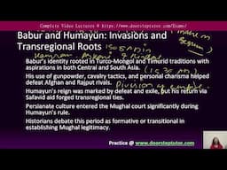 Humayun: His life and Conquests- Khalifa Conspiracy, Battle of Dohariya, Chausa, Kannauj UGC History