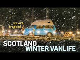 Caught in a Winter Storm - Vanlife in Scotland