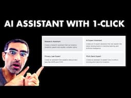 How To Create An AI Assistant WITHOUT Writing Code!