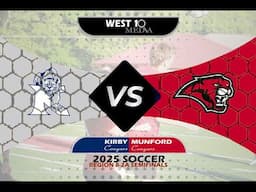 2025 TSSAA Soccer Region 8-2A Semifinals Kirby @ Munford