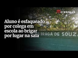 Aluno é esfaqueado por colega em escola ao brigar por lugar na sala