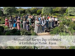 Wellbeing of nurses marked with visit to Littlethorpe Manor garden on International Nurses Day