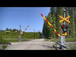 Spoorwegovergang Pieksämäki (FIN) // Railroad crossing // Tasoristeys