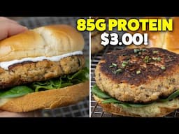 High Protein Salmon Burgers | Cheap, Easy, & Healthy Meal Prep