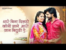 थारे बिना दिलडो कोनी लागे मारी जान बिठुडी ऐ | Rajasthani Song 2025 | Bablu Ankiya | New Marwadi Song