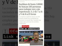 Trabajo ACCIONA, empleo.