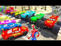 GTA V Epic New Stunt Race For Car Racing Challenge by Trevor and Shark #8899
