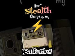 EMERGENCY 😬 Power NEEDED! How 🤗 to CHARGE up your BATTERIES on the Down Low! Please 👍 & Comment ❤️
