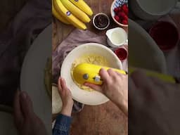 Raspberry Ripple Banana Bread