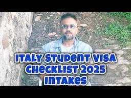 Italy Student Visa Requirements 2025-2026 for Pakistani Students (Punjab, KPK, GB & AJK) |l