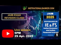 🔴JAIIB-IEFS Live Class -29 Apr. 2025 @9 PM