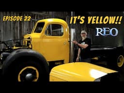 The REO Gold Comet Car Hauler gets a Forest Paint Job!