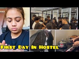 Hostel ka Pahla din😭 Kya Khaya kya banaya bahut problem hai yaha par