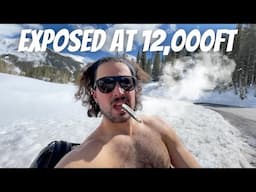 Backcountry Skiing... Except there's no oxygen, just anchovies