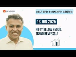 NIFTY & BANK NIFTY Analysis for Tomorrow | Stock Market Outlook | 13 June 2025, Friday