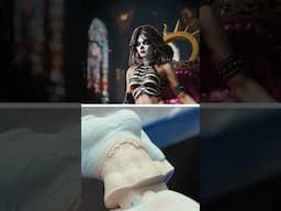 ASMR Painting a $700 La Muerta Statue 😍