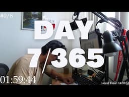 Work With Me Live Pomodoro 60/10 | Day 7/365 🦍🌱