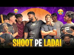 SHOOT PE HUI LADAI 😂