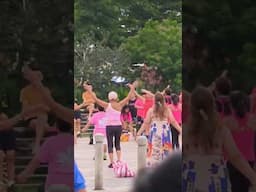spotted while walking around the island #zumba #boracay #fitness #pink