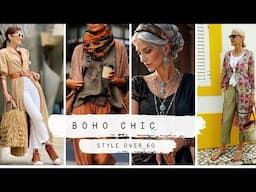 Boho Chic Fashion for Women Over 50, 60 & 70 | Effortless Style & Outfit Ideas