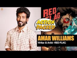 AMAR WILLIAMS | Writer & Artist | RED FLAG | Indian Graphic Novel |  @indiepresss
