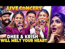 இவங்க Voice-ல ஏதோ Magic இருக்குப்பா😍Dhee & Krishh Sings All Time Best Songs🎤Don't Miss The Vibe