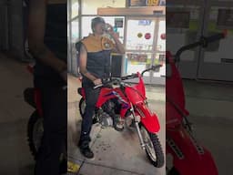 Do we think he can ride dirt bikes!? 😭 #shortvideo #dirtbike #youtubeshorts