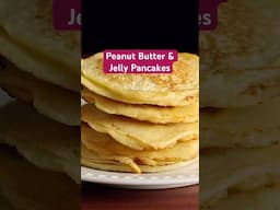Ditch the sandwich bread and stuff your PB & J into warm and buttery #pancakes instead.