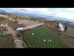 Rally Cotopaxi Imprudencia Camión grabado con Drone FPV