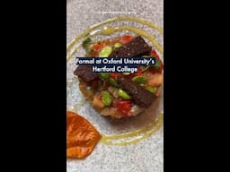 Formal dinner at Oxford University’s Hertford College 🍽️