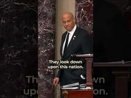 Booker Tears Up While Calling Out Trump's Attacks on Vets