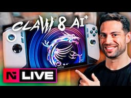 ¡MSI Contra-ataca con la Claw! El portátil más potente del mundo, monitores top y más en CES 2025