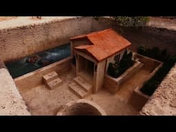 Amazing Talent and Skills | How to Build Underground House and Water Well Stock with Private Pool