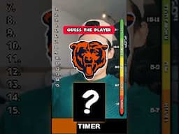 Guess the Former Player - Chicago Bears