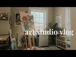 New Art Studio 2025! ⭐️ Studio Vlog 14 🤩 / Move-in day, organizing, short tour! / Katherine Schiller
