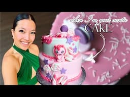 What a Cake Decorator Makes for Her Niece's Birthday Cake | Fondant Teenieping Cake Tutorial
