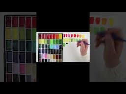 These swatches! 😍 #watercolor #watercolorpainting #handlettering #watercolors #swatches #artist
