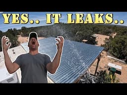 Does The Rain Harvester Leak? Yes...