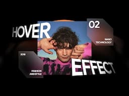 Elementor Hexagon Image Hover Effect with Glassmorphism and Text Animation | Cool Portfolio Gallery