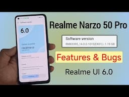 Realme Narzo 50 Pro New update Version 14.0.0.1015 | Realme UI 6.0 | Android 15 | security patch